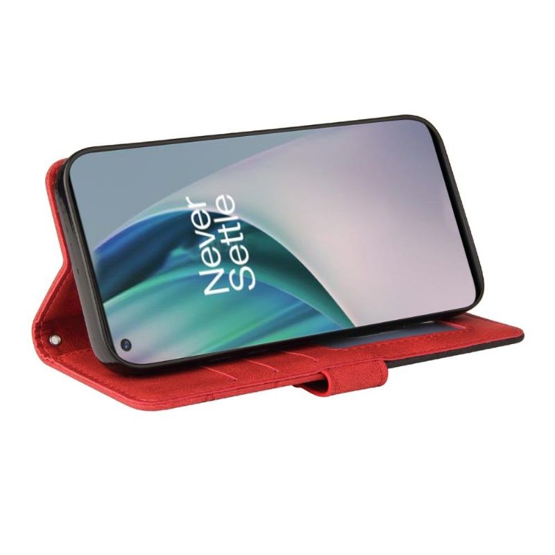 Flipové Pouzdro Na OnePlus Nord N10 Dvoubarevné Umělecké