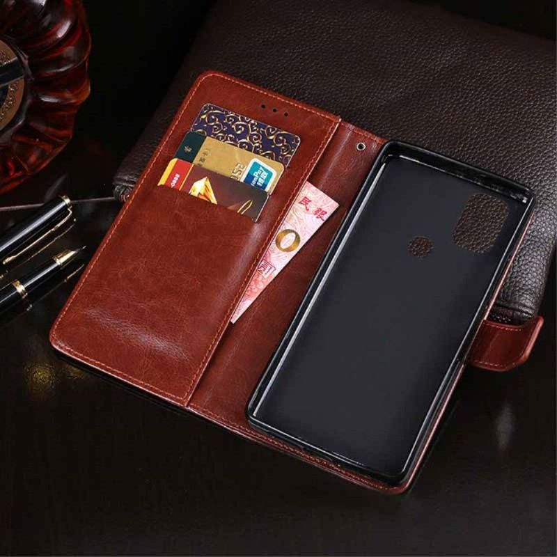 Flipové Pouzdro Na OnePlus Nord N10 Kožené Pouzdro Kožený Efekt Idewei Folio