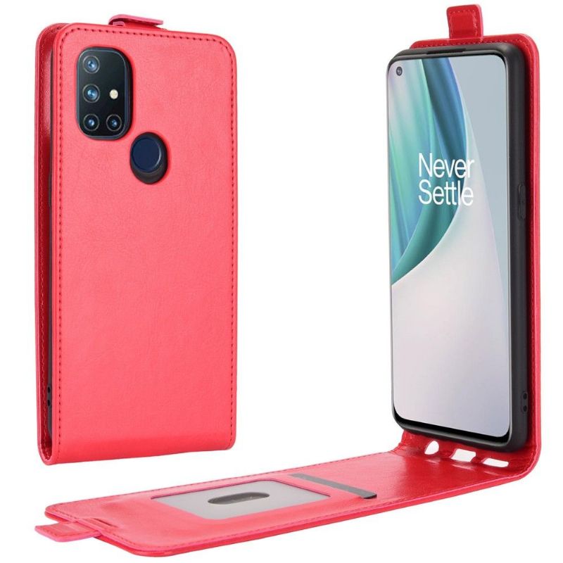 Flipové Pouzdro Na OnePlus Nord N10 Kožené Pouzdro Vertikální Umělá Kůže