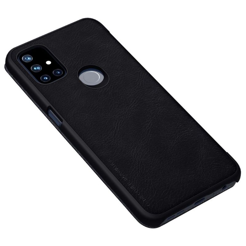 Flipové Pouzdro Na OnePlus Nord N10 Kožený Efekt Řady Qin
