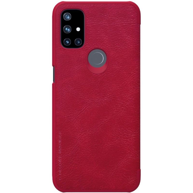 Flipové Pouzdro Na OnePlus Nord N10 Kožený Efekt Řady Qin