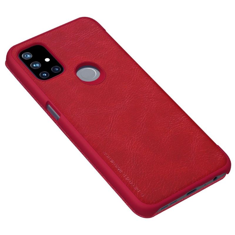 Flipové Pouzdro Na OnePlus Nord N10 Kožený Efekt Řady Qin