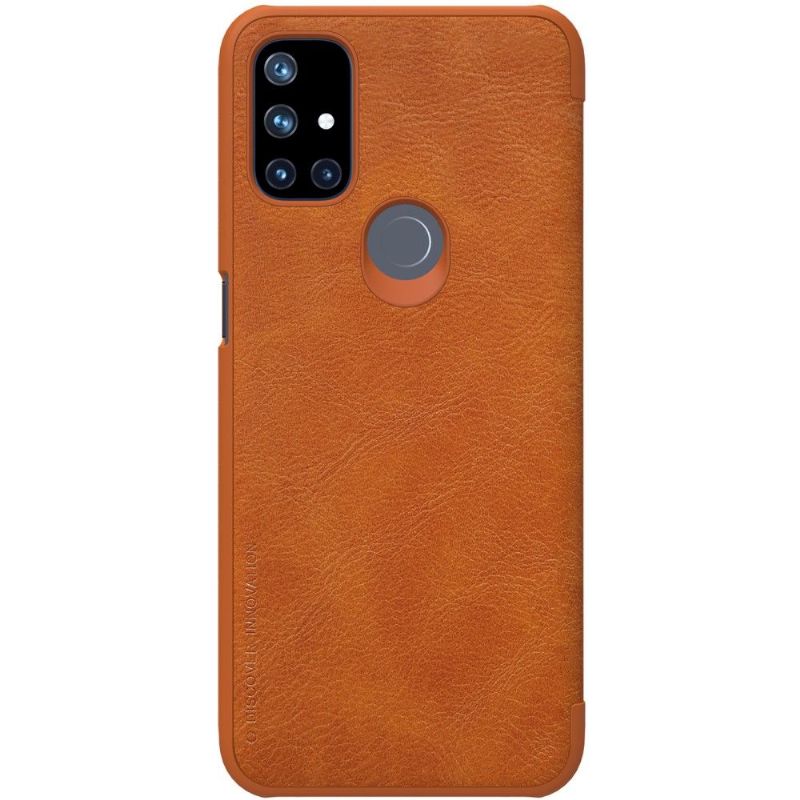 Flipové Pouzdro Na OnePlus Nord N10 Kožený Efekt Řady Qin