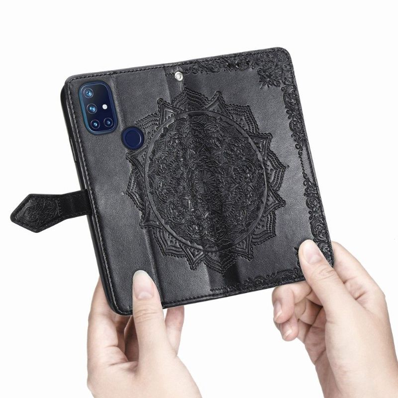 Flipové Pouzdro Na OnePlus Nord N10 Mandala Reliéf Z Umělé Kůže