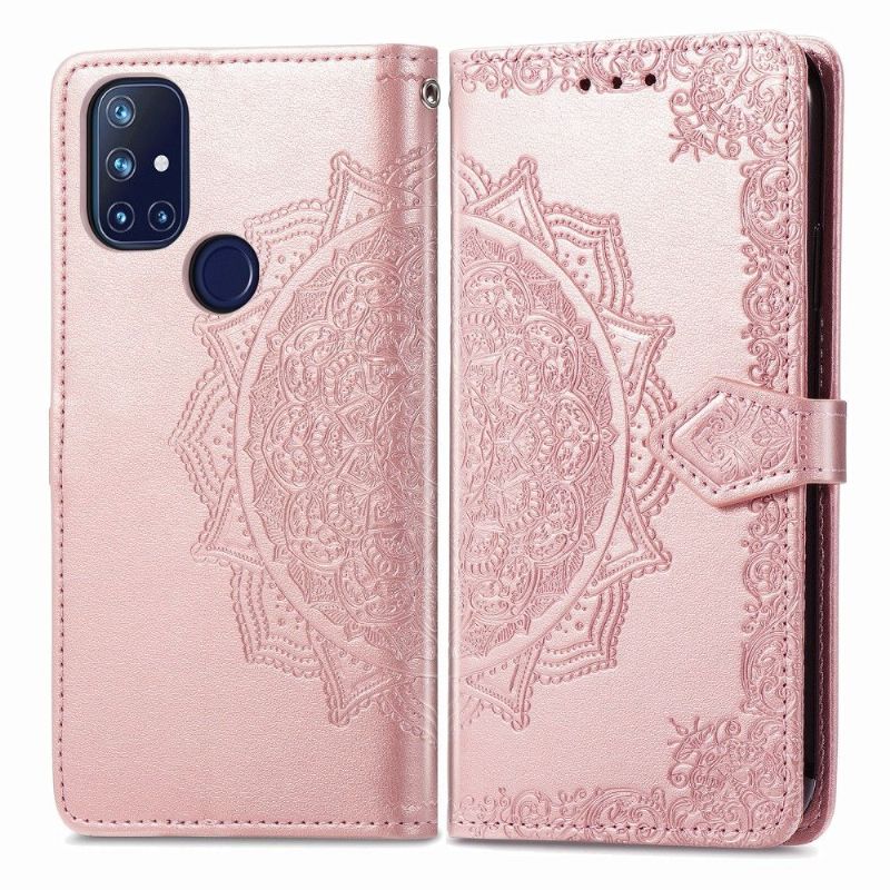 Flipové Pouzdro Na OnePlus Nord N10 Mandala Reliéf Z Umělé Kůže