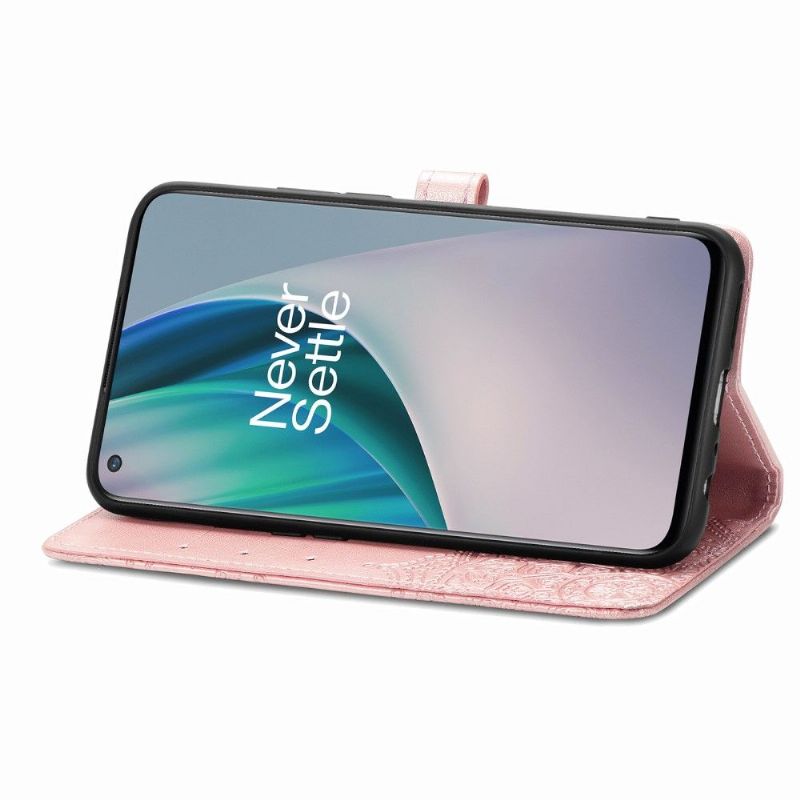 Flipové Pouzdro Na OnePlus Nord N10 Mandala Reliéf Z Umělé Kůže