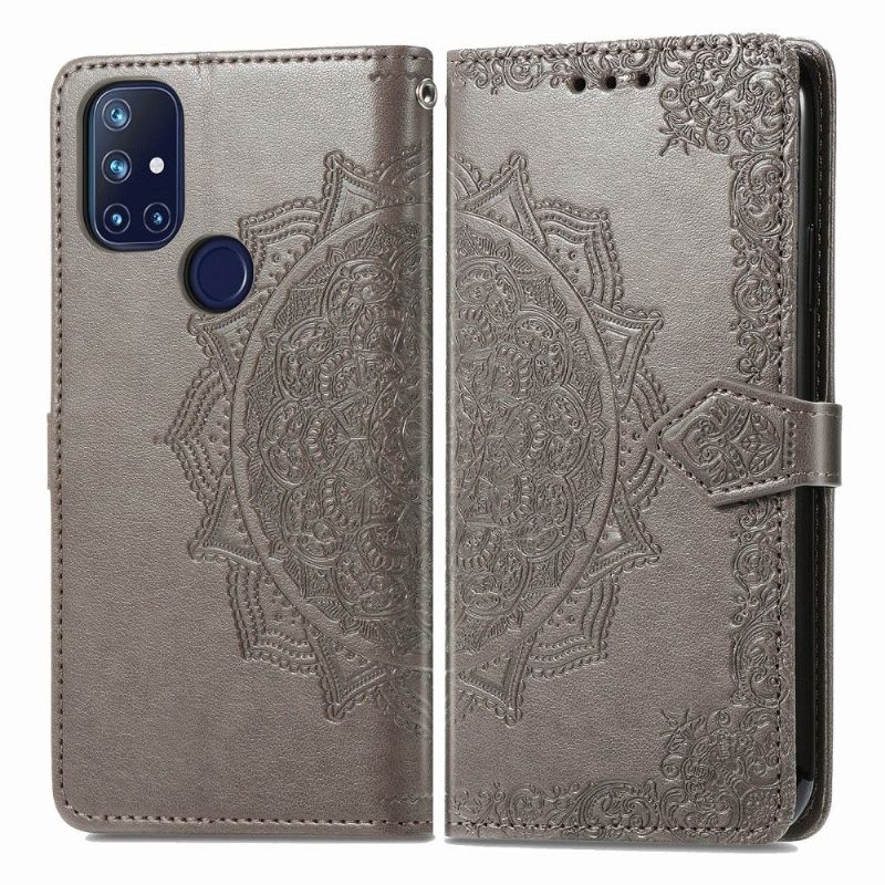 Flipové Pouzdro Na OnePlus Nord N10 Mandala Reliéf Z Umělé Kůže