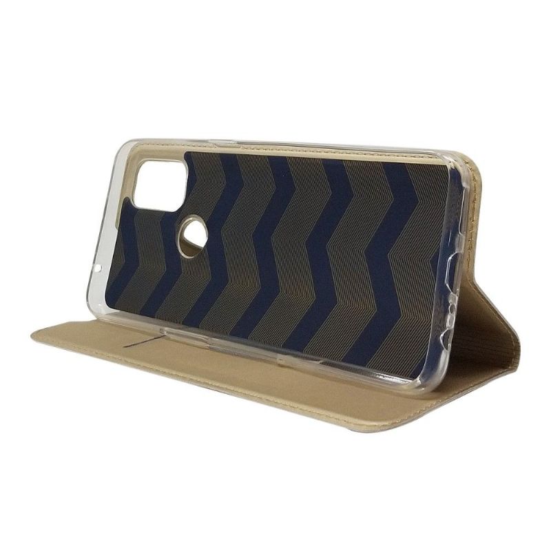 Flipové Pouzdro Na OnePlus Nord N10 Obchodní Imitace Kůže