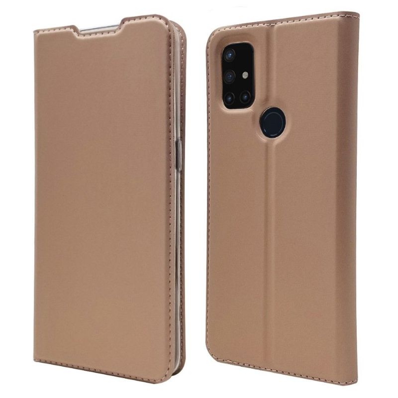 Flipové Pouzdro Na OnePlus Nord N10 Obchodní Imitace Kůže