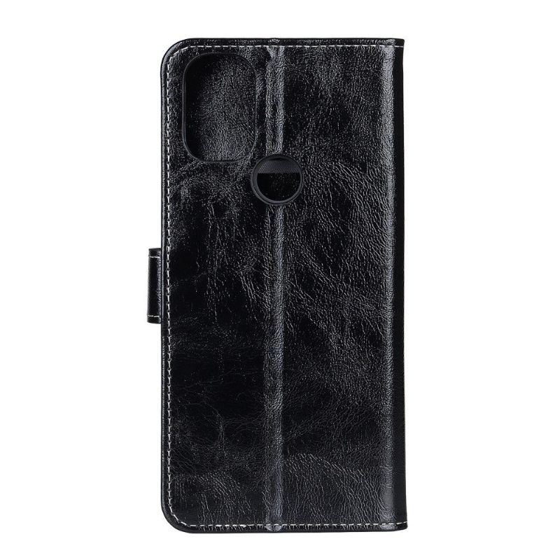 Flipové Pouzdro Na OnePlus Nord N10 Prošívání S Luxusním Koženým Efektem