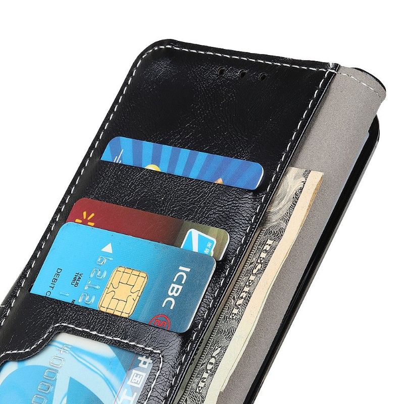 Flipové Pouzdro Na OnePlus Nord N10 Prošívání S Luxusním Koženým Efektem