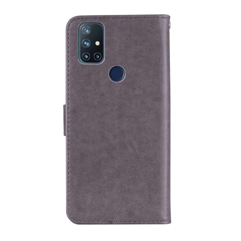 Flipové Pouzdro Na OnePlus Nord N10 Reliéfní Sova