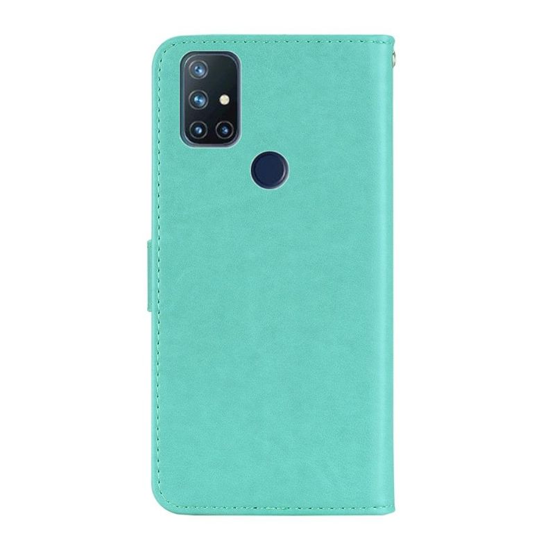 Flipové Pouzdro Na OnePlus Nord N10 Reliéfní Sova