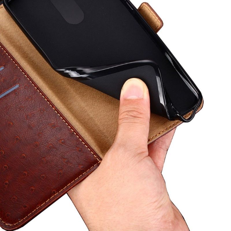 Kožené Pouzdro Folio Na OnePlus Nord N10 Flipové Pouzdro Ulrich Umělá Kůže