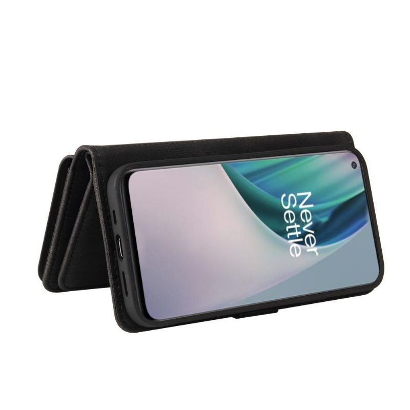 Kožené Pouzdro Na OnePlus Nord N10 Peněženkové Pouzdro Na Lana
