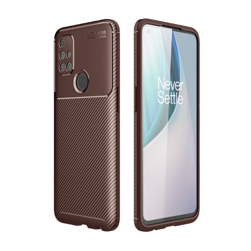 Kryt Na OnePlus Nord N10 Efekt Uhlíkových Vláken