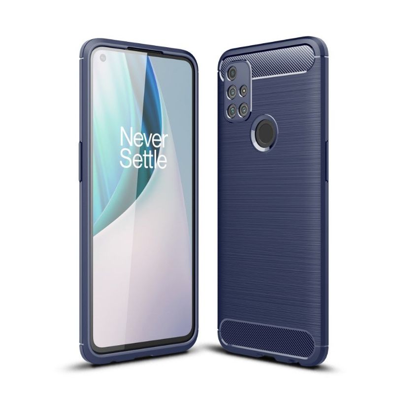 Kryty Na Mobil Na OnePlus Nord N10 Flexibilní Kartáčovaný Efekt