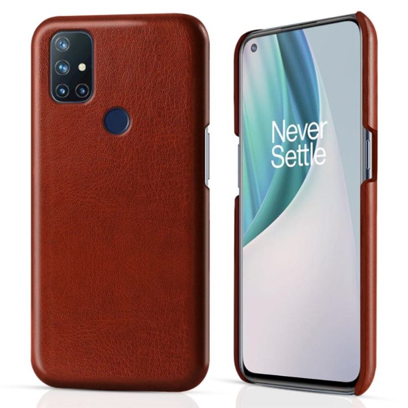 Kryty Na Mobil Na OnePlus Nord N10 Kožený Efekt Ksq