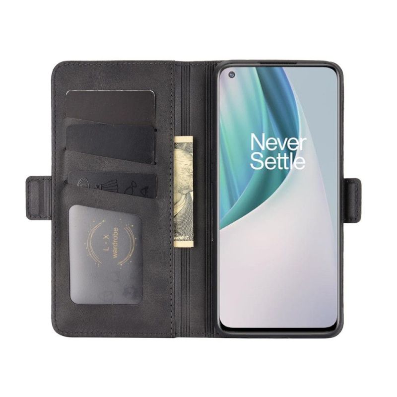 Pouzdra Na OnePlus Nord N10 Peněženkové Pouzdro Matný Potah Z Umělé Kůže