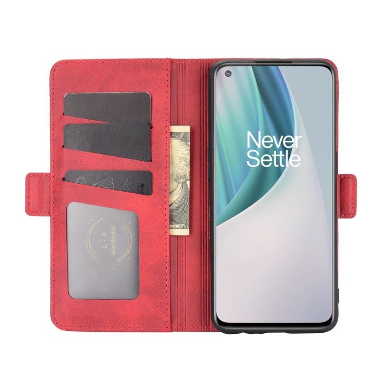 Pouzdra Na OnePlus Nord N10 Peněženkové Pouzdro Matný Potah Z Umělé Kůže
