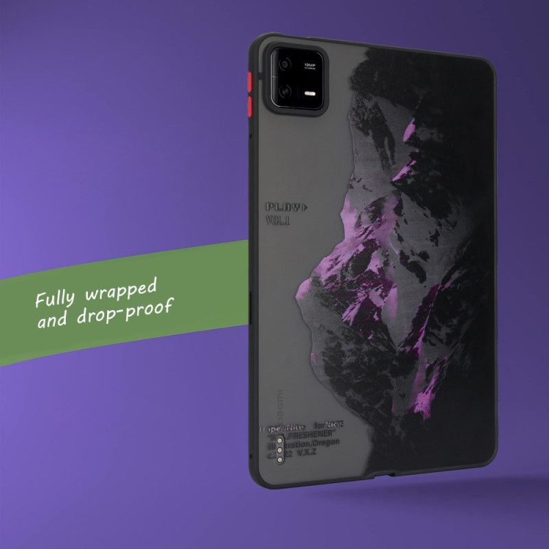 Kryt Xiaomi Pad 6 Pro Kryty Na Mobil Fialová Zasněžená Hora