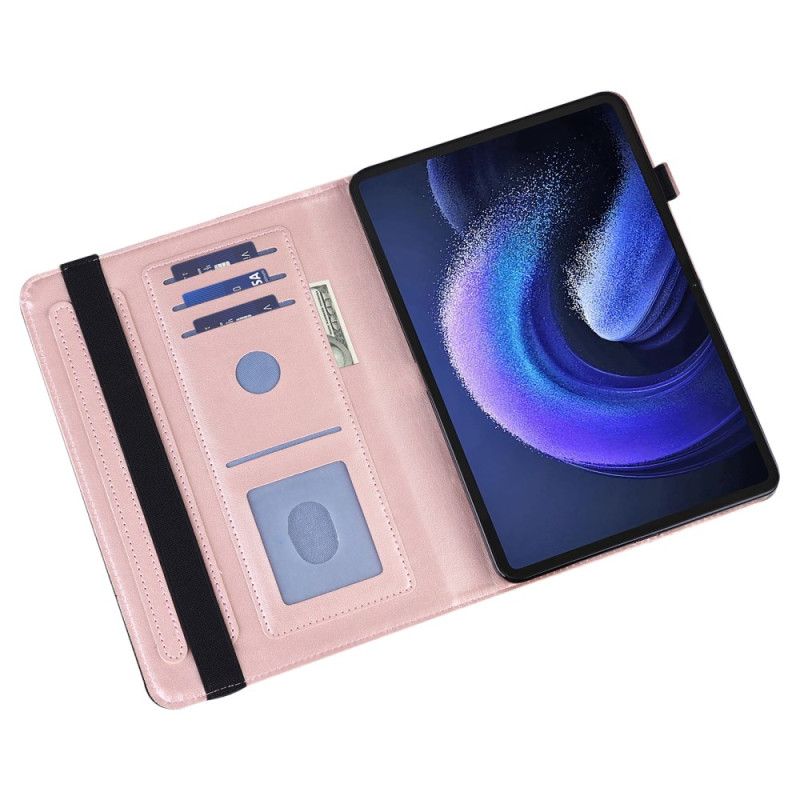 Pouzdro Xiaomi Pad 6 Pro Květinový Vzor