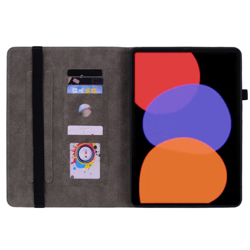 Pouzdro Xiaomi Pad 6 Pro Růžový Kožený Efekt