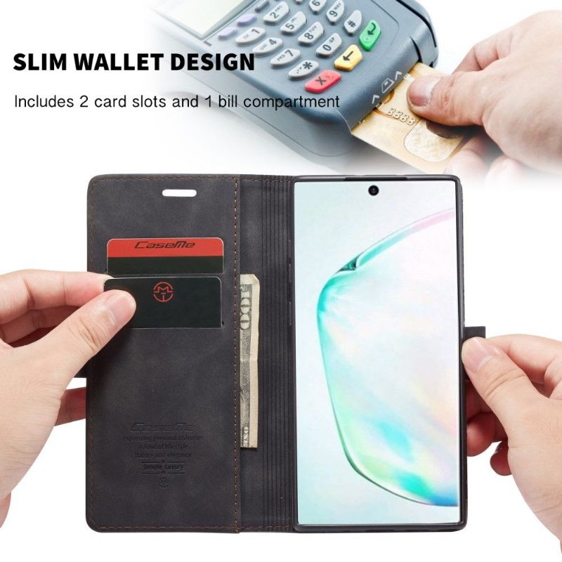 Flipové Pouzdro Na Samsung Galaxy Note 10+ / Note 10+ 5G Golia Z Imitace Kůže