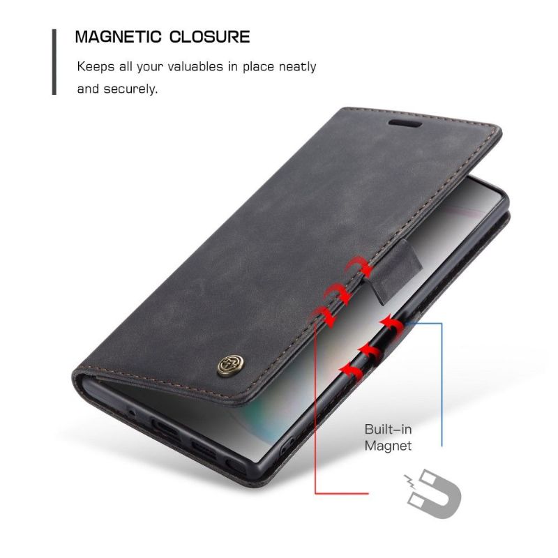 Flipové Pouzdro Na Samsung Galaxy Note 10+ / Note 10+ 5G Golia Z Imitace Kůže