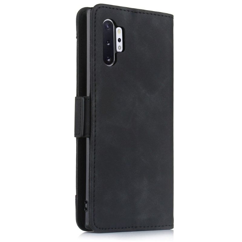 Kožené Pouzdro Na Samsung Galaxy Note 10+ / Note 10+ 5G Premium S Držitelem Karty