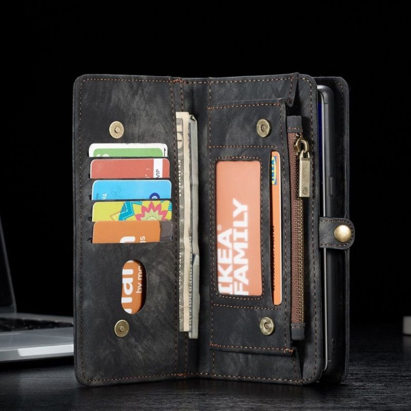 Kryt Flipové Pouzdro Na Samsung Galaxy Note 10+ / Note 10+ 5G 2v1 Magnetický