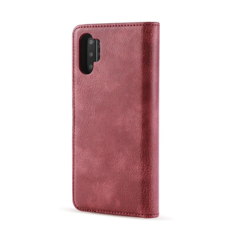 Kryt Flipové Pouzdro Na Samsung Galaxy Note 10+ / Note 10+ 5G Peněženkové Pouzdro S Odnímatelným Pláštěm