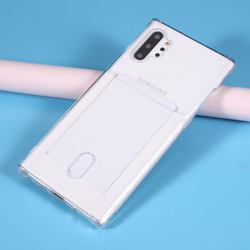 Kryt Na Samsung Galaxy Note 10+ / Note 10+ 5G Vymažte Držitel Karty