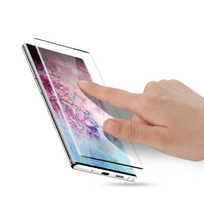 Ochranné Tvrzené Sklo Samsung Galaxy Note 10 Plus V Plné Velikosti – Černé