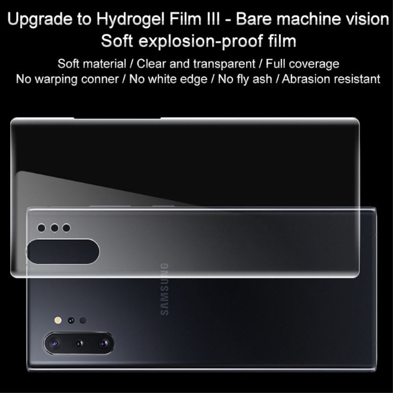 Samsung Galaxy Note 10 Plus - 2 Hydrogelové Zadní Ochranné Fólie