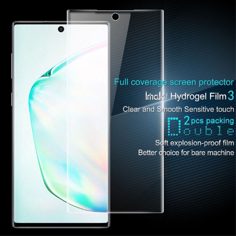 Samsung Galaxy Note 10 Plus – 2 Hydrogelové Ochranné Fólie Na Displej S Plnou Ochranou
