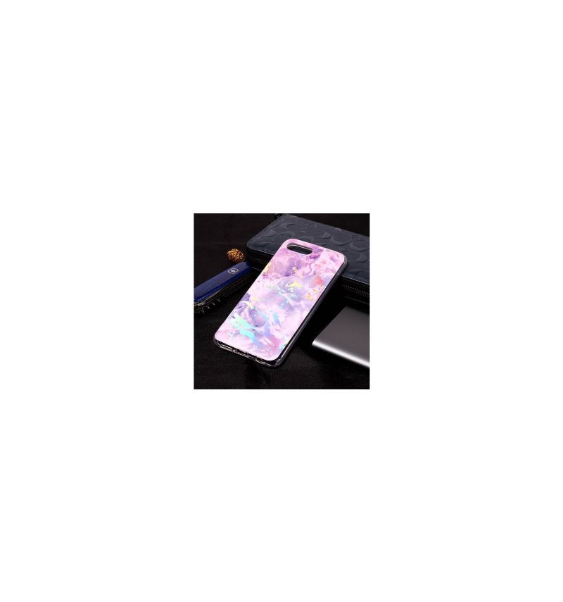 Kryt Na Honor 10 Prémiový Mramor - Fialový