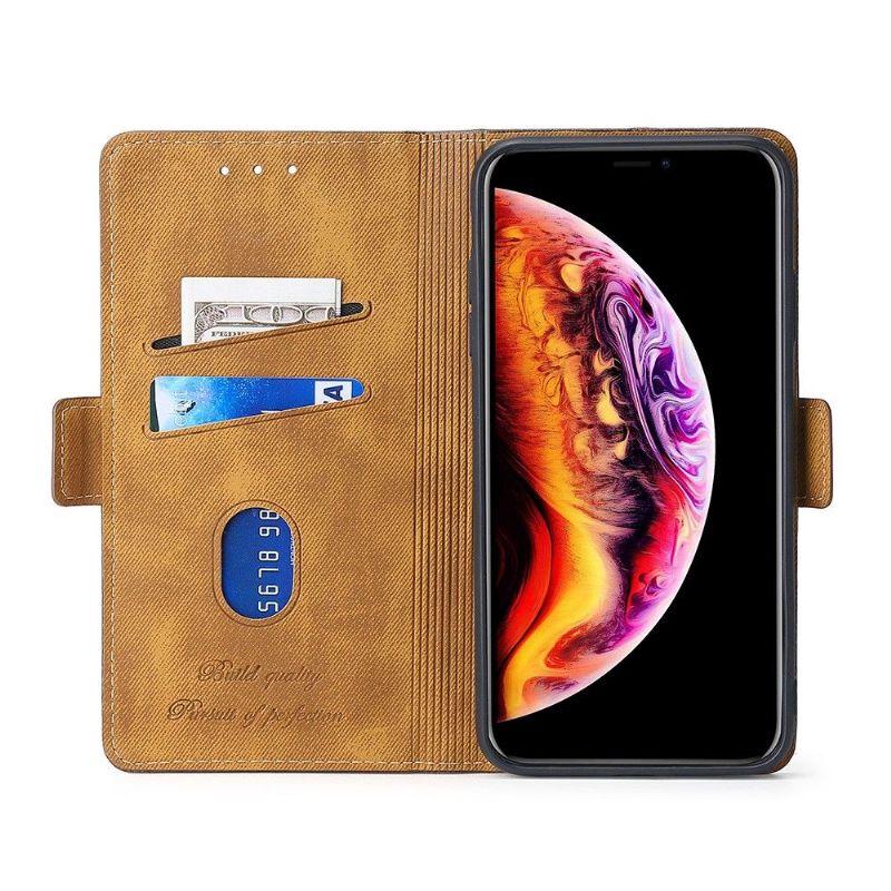 Flipové Pouzdro Na OnePlus Nord N100 Kožené Pouzdro Kožený Držák Karet S Efekty