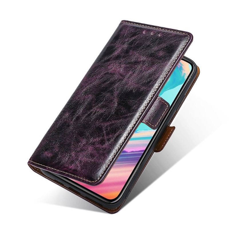 Flipové Pouzdro Na OnePlus Nord N100 Kožené Pouzdro Kožený Držák Karet S Efekty