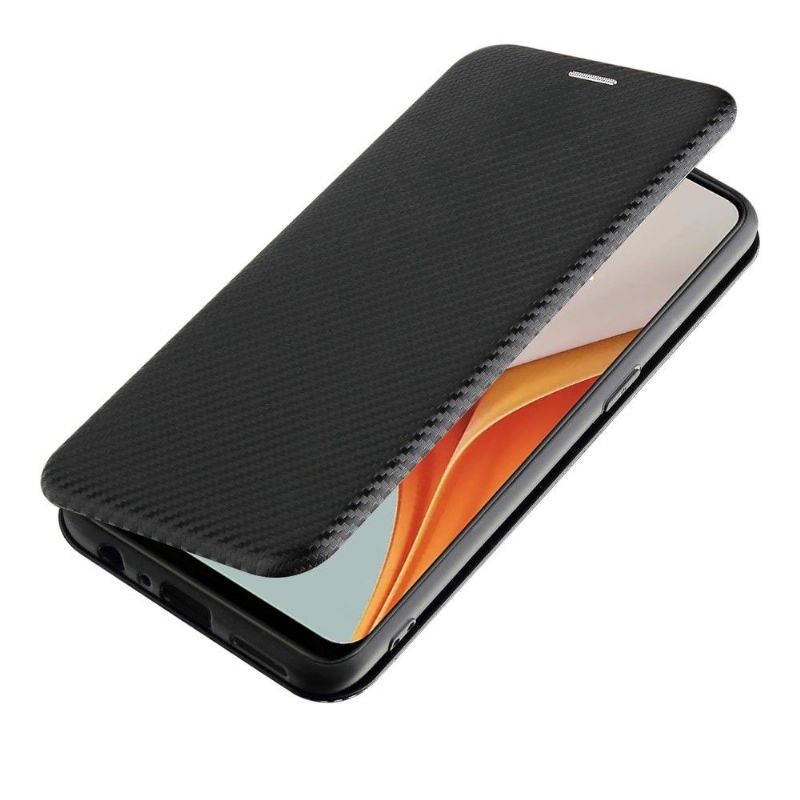 Flipové Pouzdro Na OnePlus Nord N100 Umělá Kůže Ve Stylu Uhlíkových Vláken