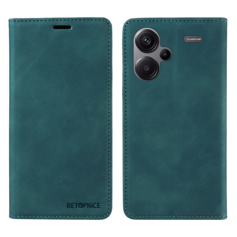 Kožené Pouzdro Folio Xiaomi Redmi Note 13 Pro Plus 5g S Blokováním Betopnice Rfid