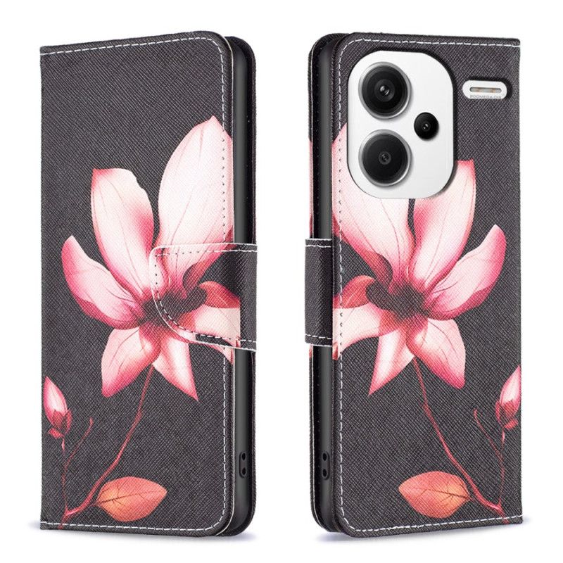 Kožený Kryt Xiaomi Redmi Note 13 Pro Plus 5g Lotus