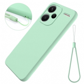 Kryt Xiaomi Redmi Note 13 Pro Plus 5g Řemínek Z Tekutého Silikonu