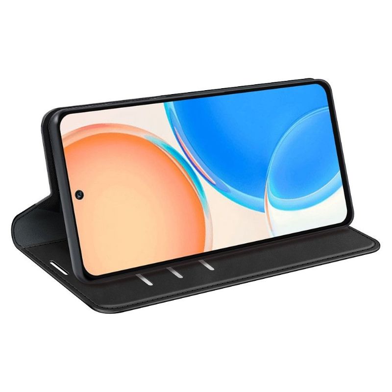 Kožené Pouzdro Folio Na Honor X8 Funkce Stojanu Z Umělé Kůže