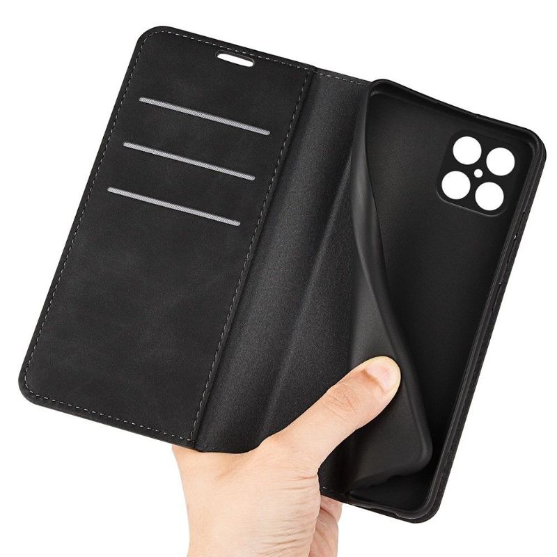 Kožené Pouzdro Folio Na Honor X8 Funkce Stojanu Z Umělé Kůže