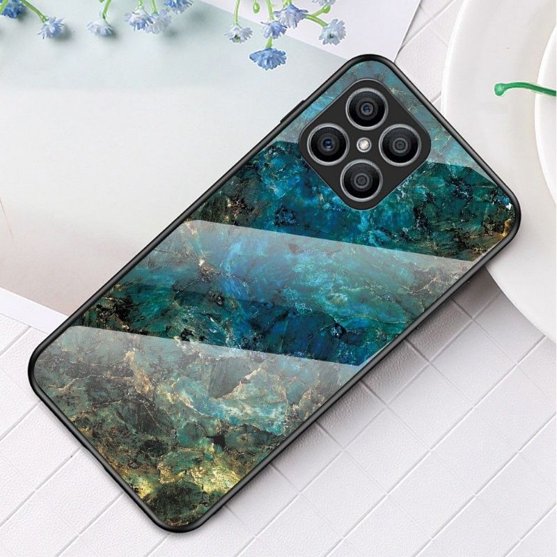 Kryt Na Honor X8 Záda Z Oceánského Mramoru
