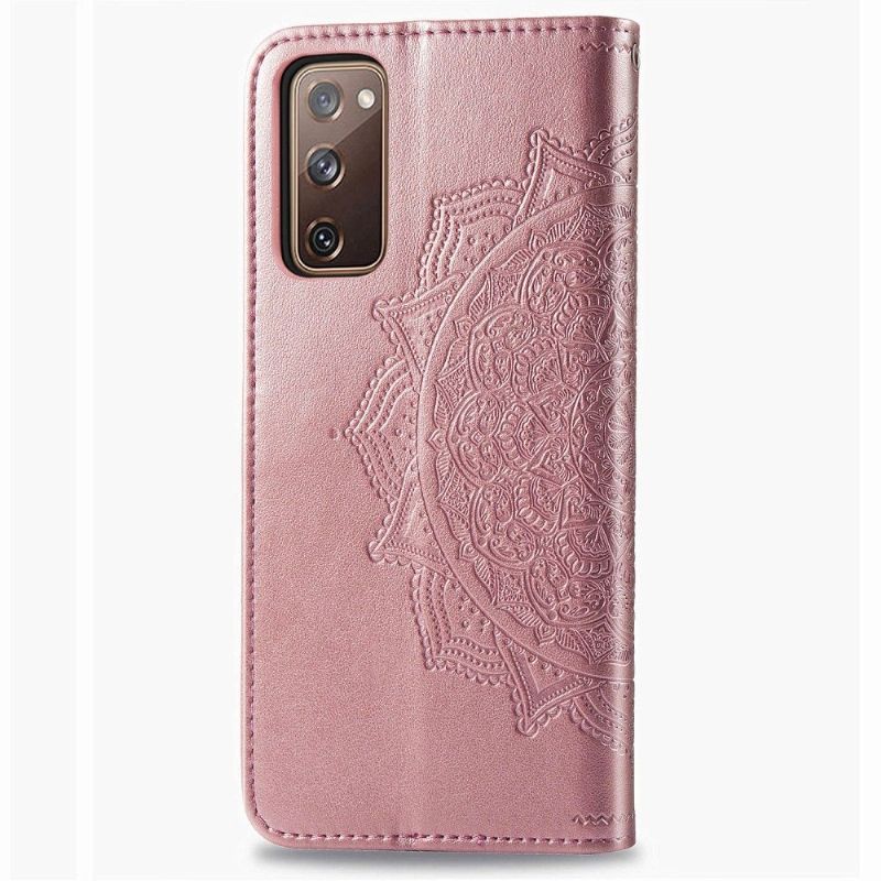 Flipové Pouzdro Na Samsung Galaxy S20 FE Držák Karty Mandala
