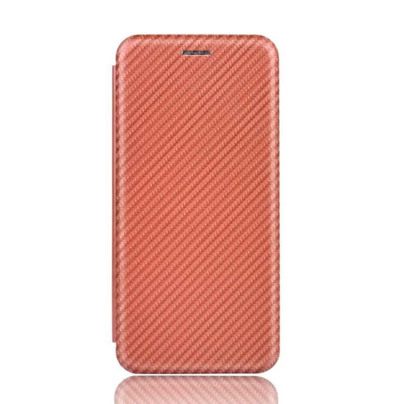 Flipové Pouzdro Na Samsung Galaxy S20 FE Efekt Uhlíkových Vláken