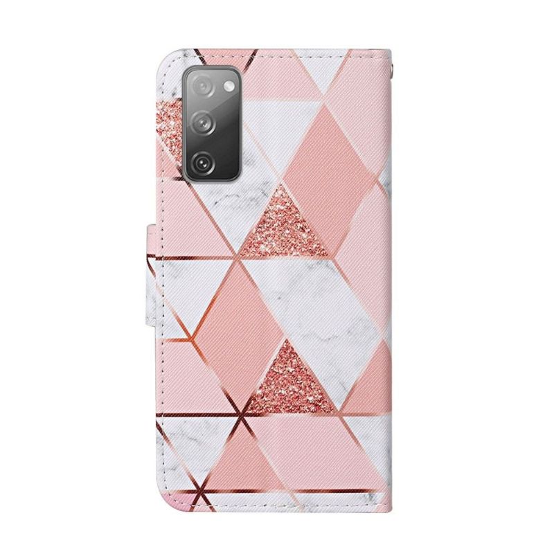 Flipové Pouzdro Na Samsung Galaxy S20 FE Elegantní Geometrie