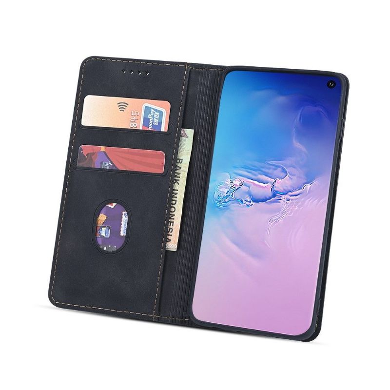 Flipové Pouzdro Na Samsung Galaxy S20 FE Hircusův Kožený Efekt